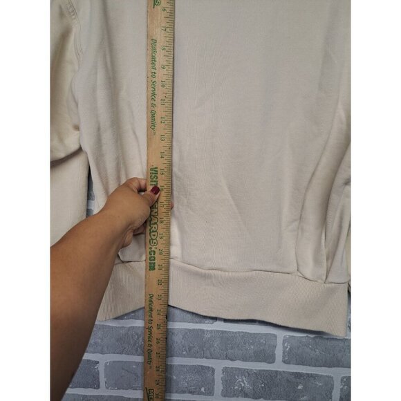 Stella McCartney BY Adidas Pullover Crewneck‎ Sweatshirt Cream  Size 2XS - Picture 9 of 12